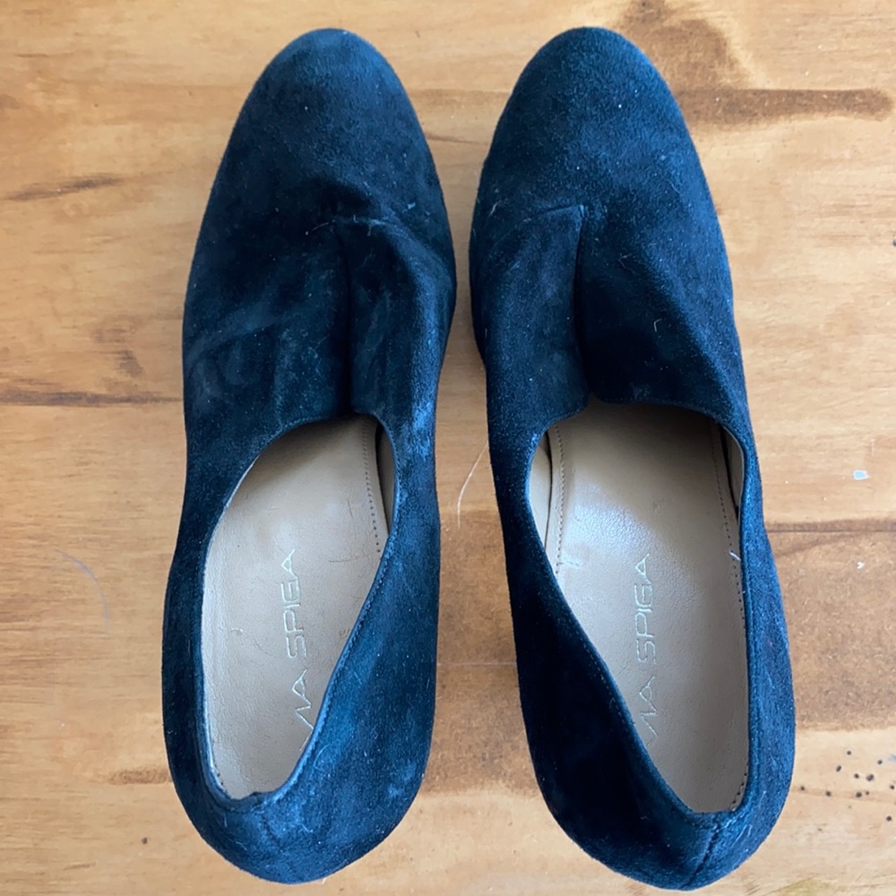 Via Spiga suede heels